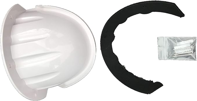 Universal Sun Rain Shade Camera Cover Shield for Nest/Ring/Arlo/Dome/Bullet Outdoor Camera - White