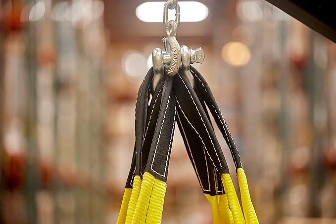 Keeper Performance Engineered Cargo and Load Lift Sling with Flat Loops - Type 3, Class 7 Rated Cargo Sling, 4” x 10’