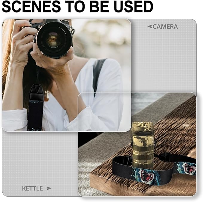 GLENLCWE Camera Strap, Camera Strap for Photographers Neck Strap Replacement Fit Most Cameras