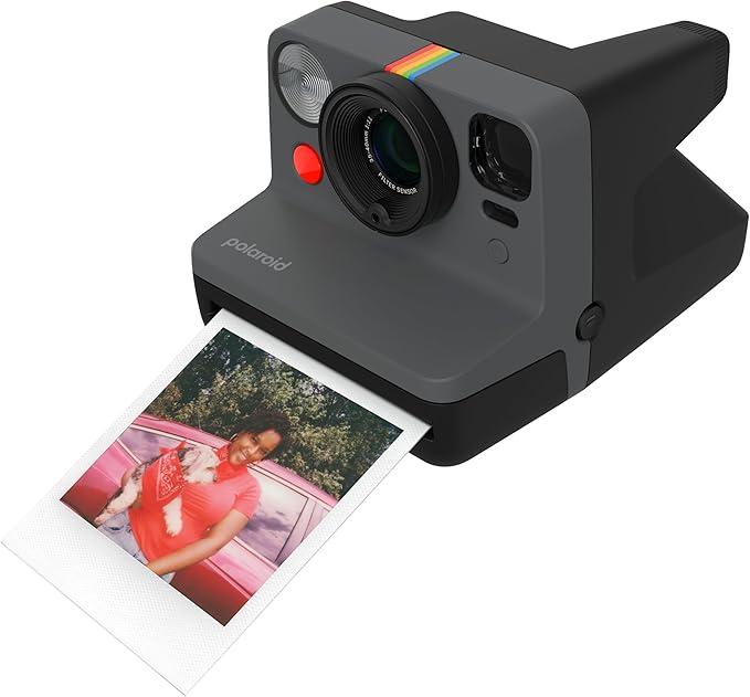 Polaroid Now 3rd Generation I-Type Instant Film Camera - Black - Camera Only No Film (9154)