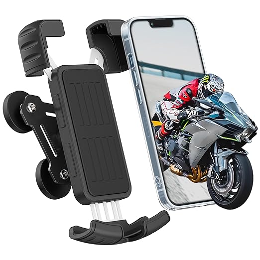 ULIBERMAGNET Magnetic Motorcycle Phone Mount,Heavy Duty Adjustable Magnetic Cell Phone Holder,Anti Shake Motorcycle Phone Mount,Compatible with Motorcycles,ATV,UTV,Golf Cart,Car,Cruises