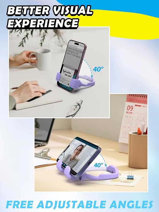 Easter Basket Stuffers for Teens Girls Adults Women: Funny Gifts for Teenager Tween Daughter Thumb Up Cell Phone Stand Holder Novelty Gadget for Mother Mom Wife Kid Birthday Gift Trendy Stuff Ideas