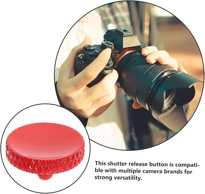 DOITOOL Camera Supply 2pcs Shutter Release Button Made of Durable Aluminum Alloy Fit Multiple Camera Models
