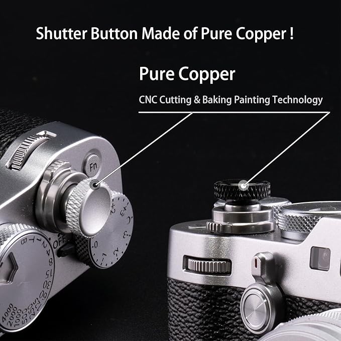 Camera Shutter Button,Soft Shutter Release Button Red(3 Pack)