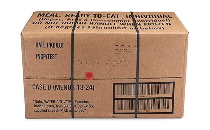 Wornick Sopacko, Ameriqual MRE Meals Ready to Eat Inspection 2025, 2026 or Better, Emergency Food Supply, Survival Camping Outdoor 12 Pack(A & B Case Bundle, 2, Count)