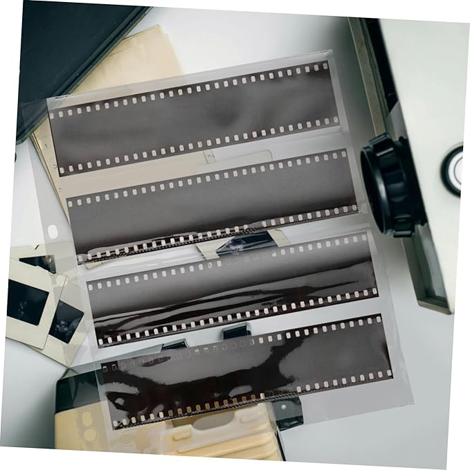 10pcs Negative Film Sleeves Film Binder Archival Photo Sleeves Heavy Duty Page Protectors Document Pouch