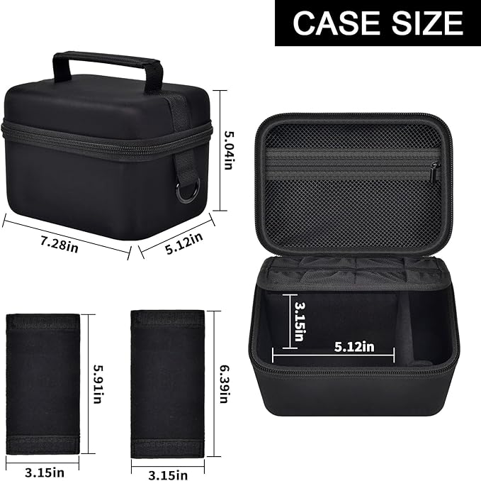 ANKHOH Vlogging Camera Case for Duluvulu/for Zostuic/for YIGLLO/for Gavonde/for Canon/for Kodak Pixpro Digital 4K 5K Camera Carrying Travel Bag for SD Cards, Accessories(Box Only)