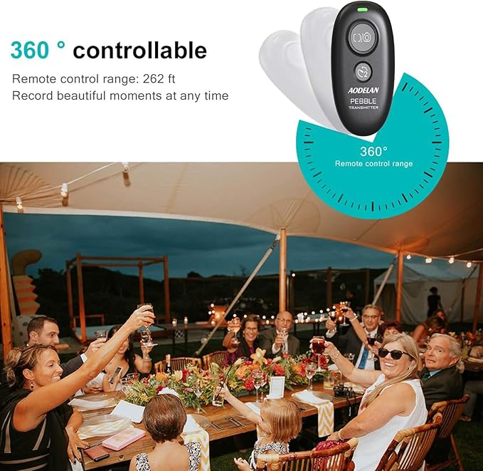 AODELAN Camera Remote Control | Wireless Shutter Release | for Sony a5100 a6000 a6300 a5000 a7 III a7 II a7 a7R III a9 RX100 RX10M2 | Replaces Sony RM-L1AM and RM-SPR1