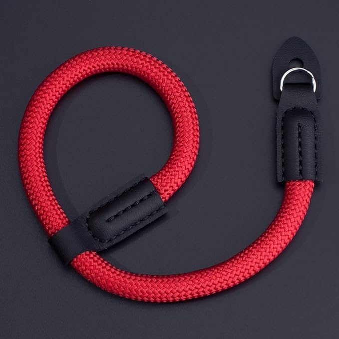 Camera Wrist Strap, Rope Camera Strap Wrist for DSLR SLR Mirrorless Cameras Hand Strap Red