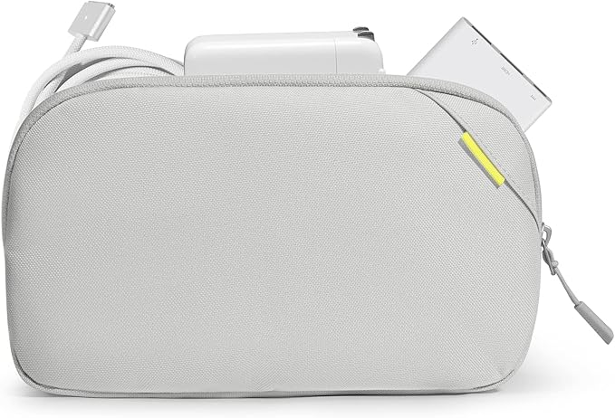 tomtoc Recycled Portable Storage Pouch Bag Case Accessories Organizer Compatible with MacBook Laptop Charger, Mouse, Cables and Hard Drive, Also for Smart Phone Accessories and Personal Items