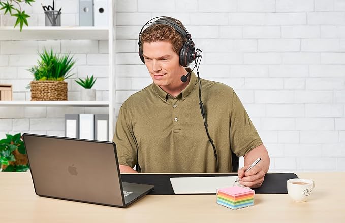 Antlion Audio ModMic USB 2 Attachable Noise-Cancelling Microphone with Mute Switch Compatible with PC, PlayStation, and More.