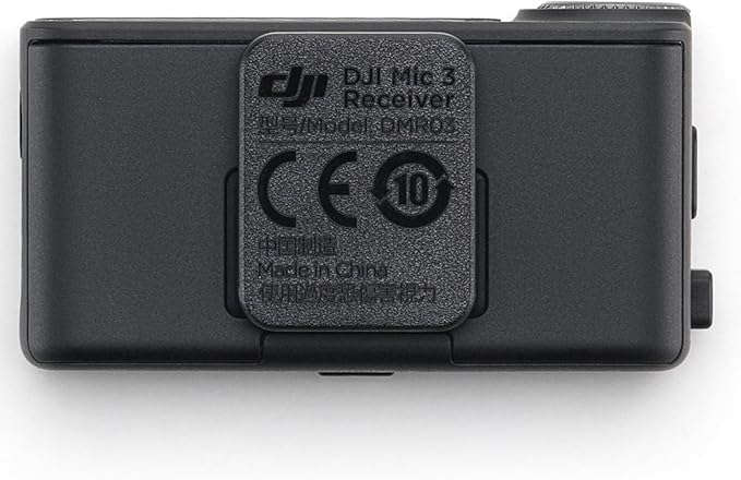 DJI Mic 3 Transmitter, Wireless Mini Microphone for iPhone/Camera/Android, Lightweight & Intuitive, Lavalier Microphone, 32-bit Float, Integrated Timecode, Vlog, Interview, Streaming