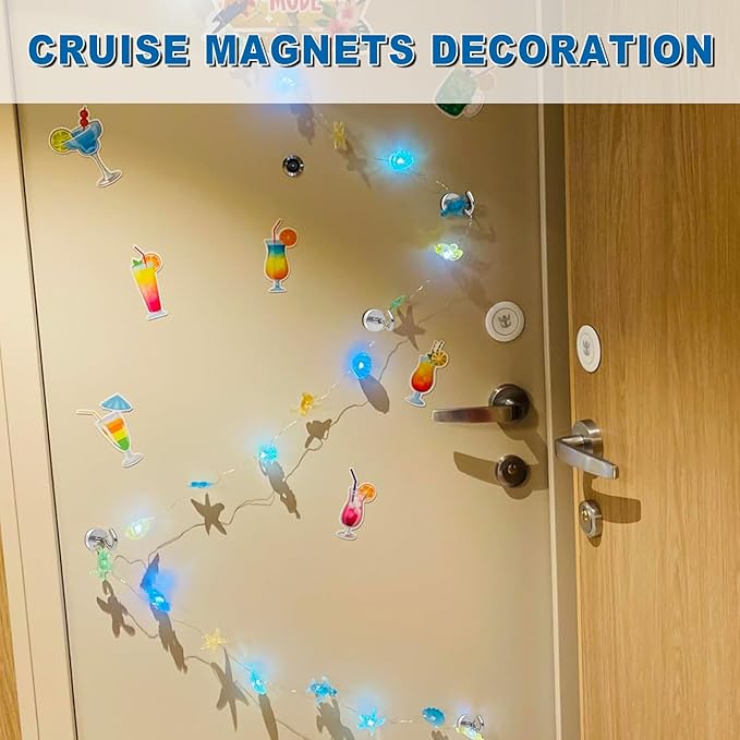 LOVIMAG Strong Magnetic Hooks, 30lbs Magnet Hooks for Cruise Cabin, Strong Magnets with Hooks Cruise Magnetic Hooks Perfect for Hanging,Refrigerator, Kitchen Storage,Classroom Organization -12 Pack
