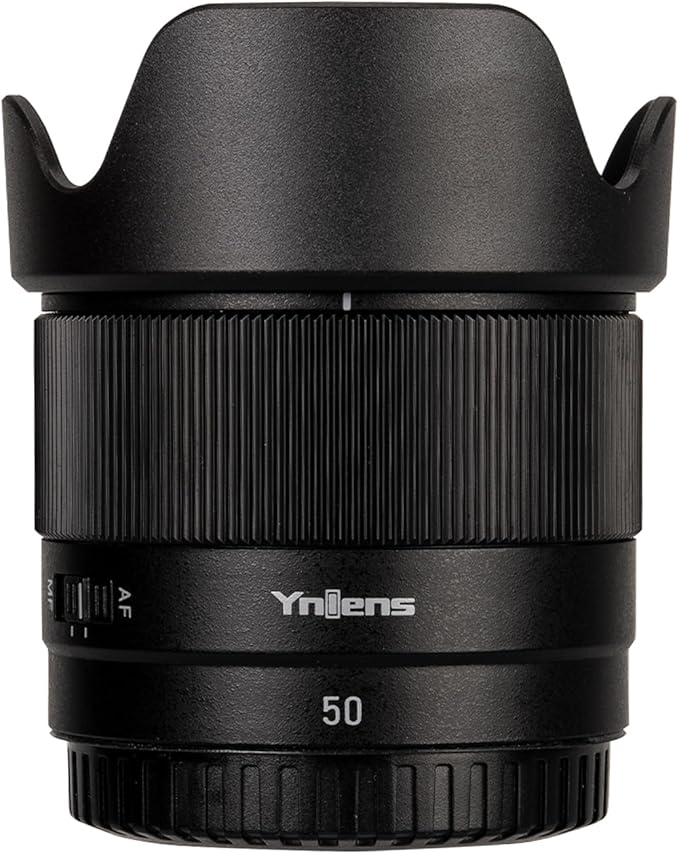 YONGNUO E Mount Lens, APS-C Frame Lenses for Sony E Mount, STM Auto Focus Prime Lens,35mm-50mm f/1.8 Lens for Sony ZV-E1, A1, A7RV, A7RIV, A7RIII, A7RII, A7R, A7IV, A7III, A7SIII, A7II (50mm F1.8)