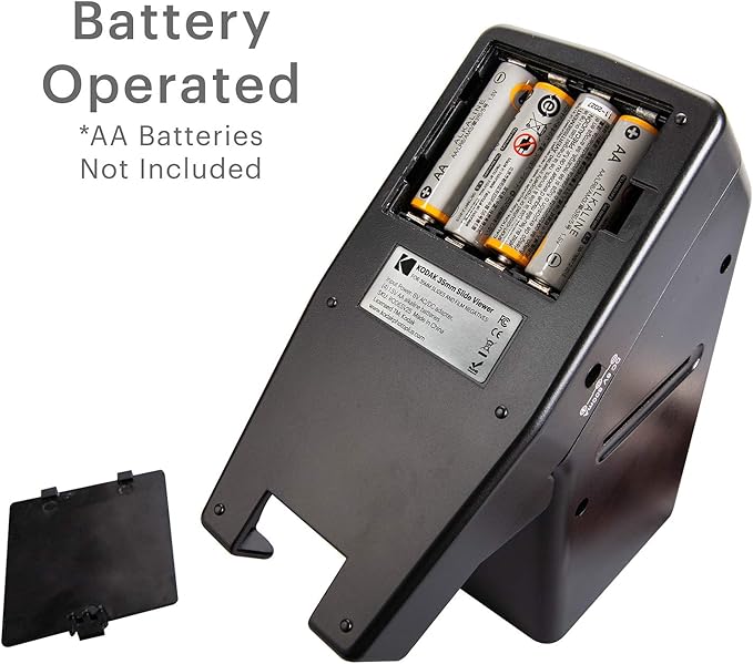 KODAK 35mm Slide and Film Viewer - Battery Operation, 3X Magnification, LED Lighted Viewing – for 35mm Slides & Film Negatives