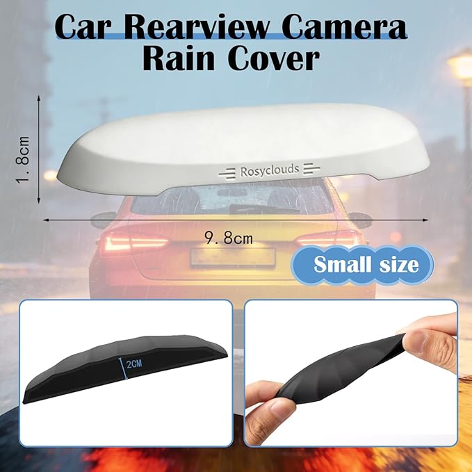 Waterproof Silicone Backup Camera Protector - Low-Profile, Durable Cover for All Vehicles & Driving Conditions