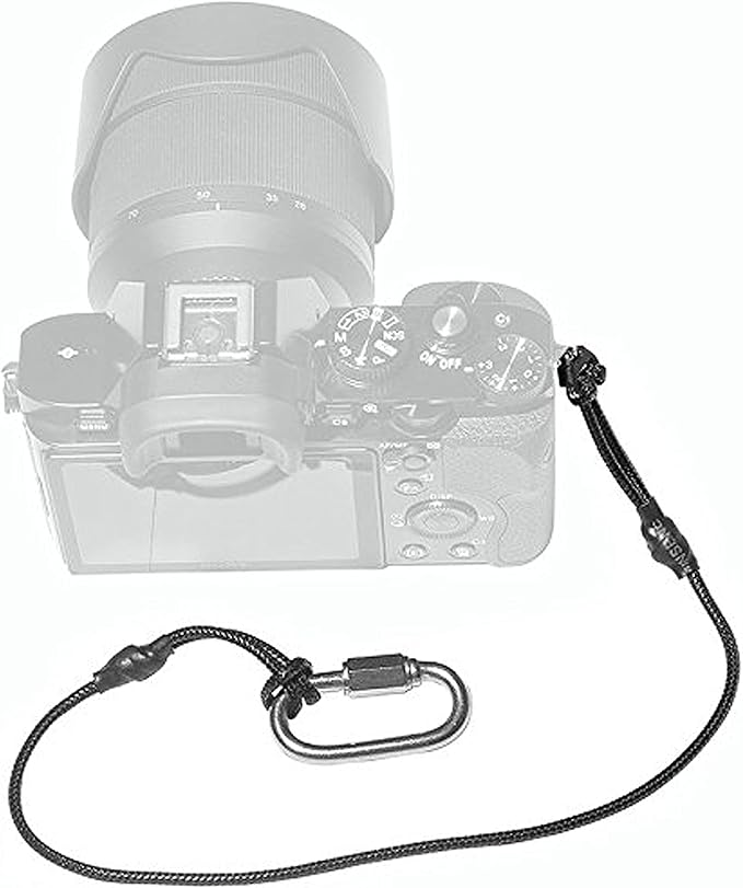 Fotasy Ergonomic Design Camera Sling Strap, Adjustable Camera Neck Strap, w/Quick Release and Safety Tether, Compatible with Canon Fujifilm Nikon Olympus Panasonic Pentax Sony Cameras