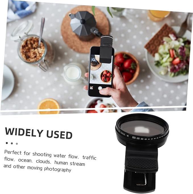 HOMSFOU 3sets Neutral Density Lens Filter for Smartphones Clip Photo Beautify Accessory for Versatile Photography Scenarios Lightweight and Easy to Install