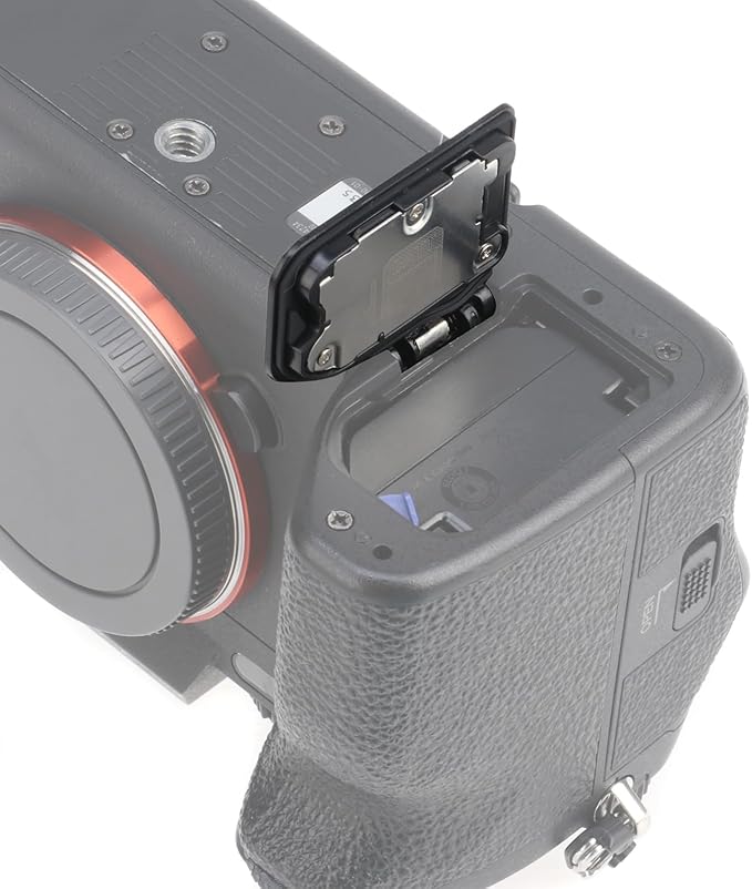 FocusFoto Battery Door Cover Lid Cap Replacement for Sony Alpha A7IV, A7RIV, A7SIII, FX3, FX30, A1, A9II Camera Repair Parts