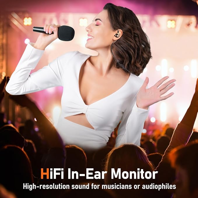 Vibes 202 Wired Earbuds - HiFi in Ear Monitor Headphones – Professional Noise Isolating Ear Buds - Clear Sound, Deep Bass & Comfort-Fit IEM Earphones - MMCX to 3.5mm, Silver Plated Cord, Carrying Case