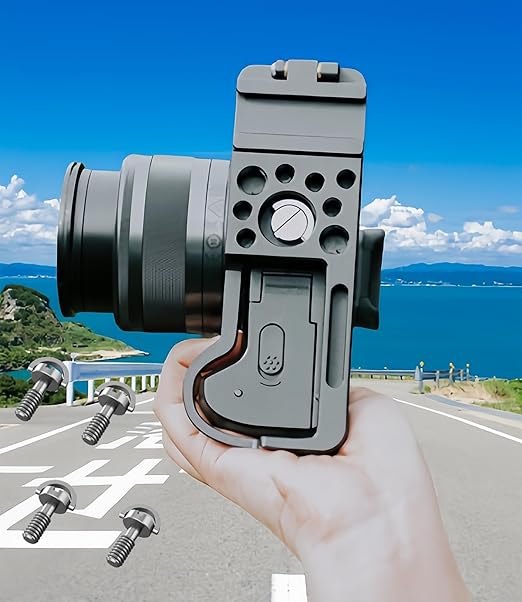 4 Pack Stainless Steel D-Ring 1/4-20 Tripod Screw Adapter, Camera Fixing Screws, Quick Release Mounting Screw Adapter for Camcorder Tripod