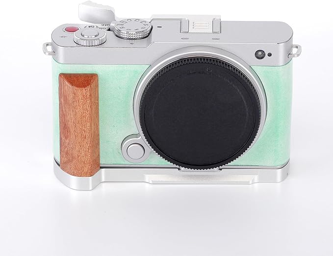 Metal Hot Shoe Thumb Up Grip for Panasonic Lumix S9, Aluminum Alloy Thumb Grip with Hot Shoe Cover Protector Thumb Rest Support Holder for Lumix S9 Camera Accessories (Silver)
