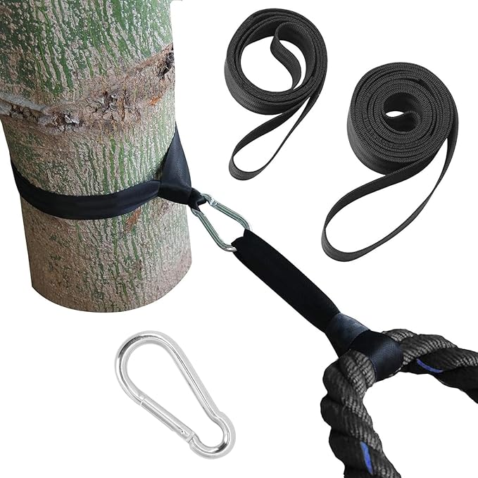 Battle Rope Anchor Strap Kit Accessories for Home Gym Outdoor Muscle Workout Equipment