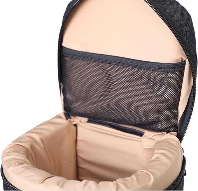 Nicama LB1 Deluxe Water-Resistant Camera Lens Pouch Case for Canon RF 800mm Tamron SP 150-600mm Sigma 150-600mm 150-500mm Nikon Nikkor AF-S 200-500mm & More, Zipper Polyester Lens Protective Bag