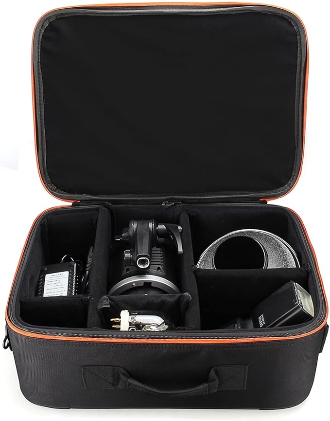 GODOX AD600BM Outdoor Flash Strobe Light Bowens Mount 600Ws GN87 HSS 2.4G Wireless X System, 8700mAh Battery, W CB-09 Carrying Bag PB-600 Portable Flash Bag
