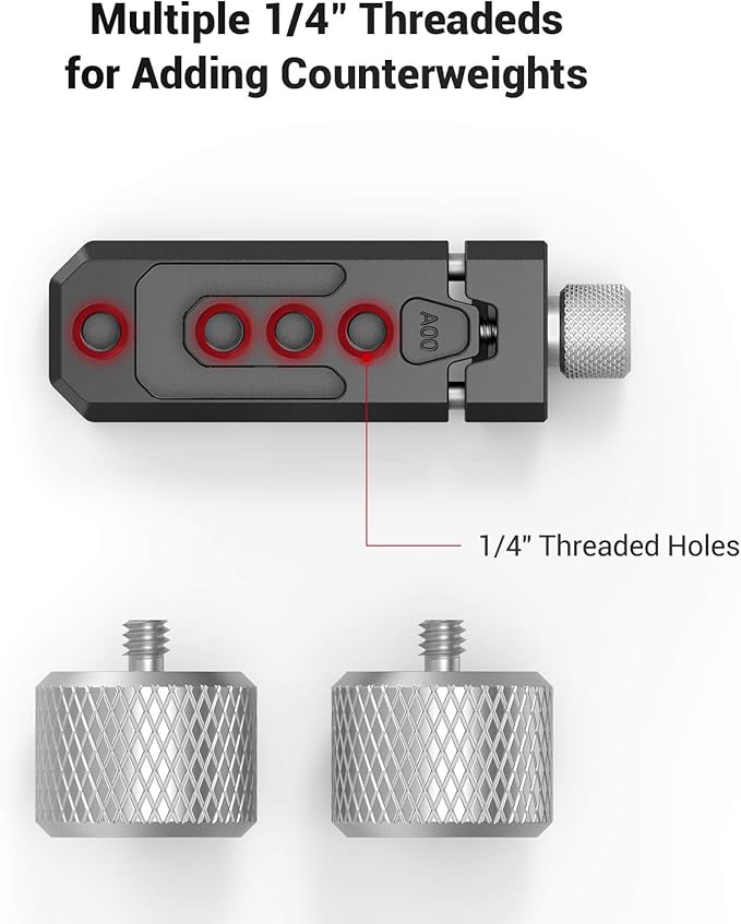 SMALLRIG Counterweight Kit Compatible with DJI RS2/RSC2/RS 3/RS 3 Pro and for Zhiyun Crane 2S/3S/Weebill S and for Moza Air 2/AirCross 2 Gimbal Stabilizers - 3125