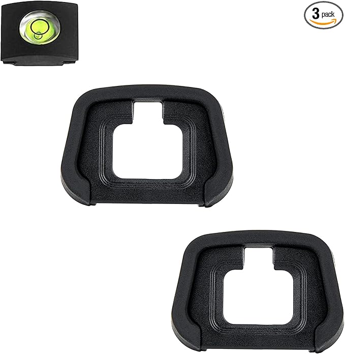 DK-29 Eyepiece Compatible with Nikon Z7 II Z7 Z6 II Z6 Z5 Mirrorless Camera, Silicone Eye Cup & Hot Shoe Cover (2+1Pack