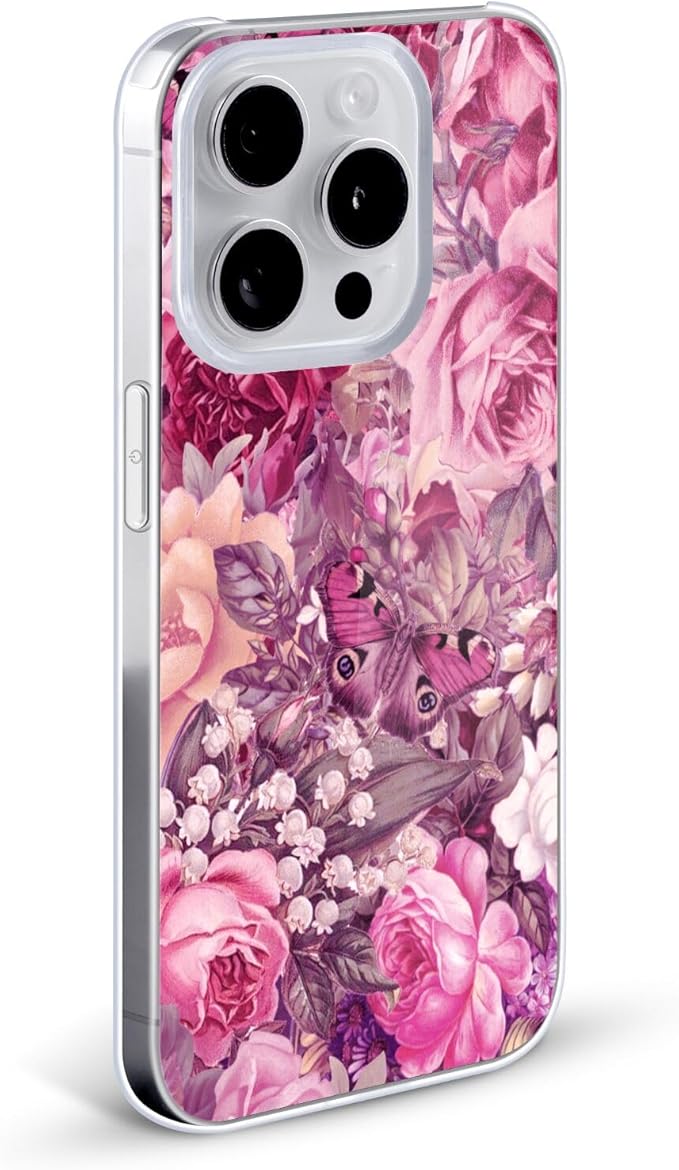 Head Case Designs Officially Licensed LebensArt Butterfly Romance Patterns 2 Hard Back Case Compatible with Apple iPhone 15 Pro Max