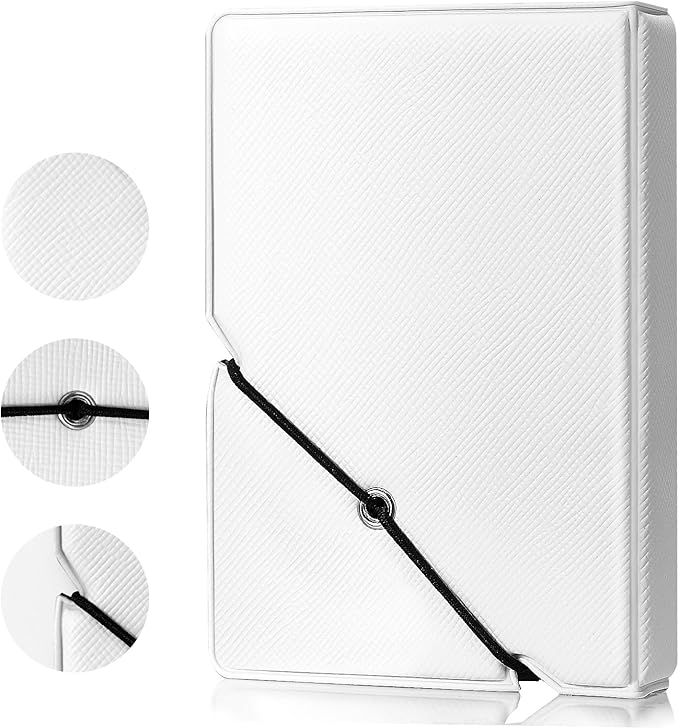 Lifting Mini Photo Album with 28 Pocket 2x3 Inch Pictures Fits for Fujifilm Instax Mini 7s 8 9 11 25 26 40 50s 90 Evo Z2300 Instant Camera, Polaroid Snap,Kpop Photocard Holder (White)