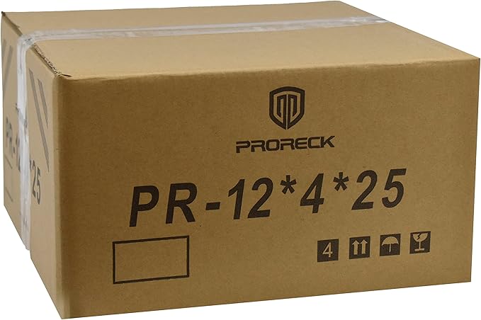 PRORECK 12-Channel Low Profile XLR Send Circuit Board Snake Cables, XLR Splitter Cable for Live, Recording, Stage, Studio, 25 Feet Long (PR-12 * 4 * 25)