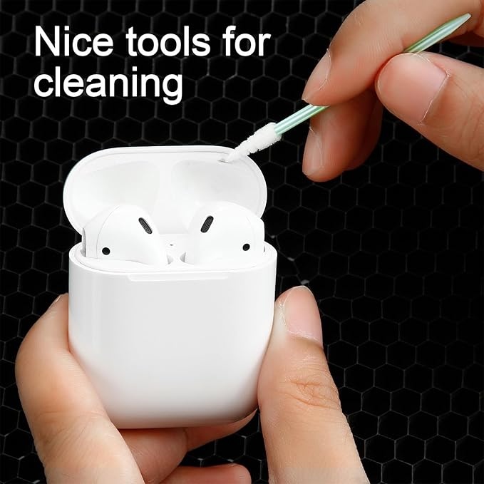 Chinco 200 Pieces Cleaning Swab Sticks Sponge Foam Tip Swabs for Inkjet Printer, Print Head, Camera, Optical Lens, Optical Equipment (Green)