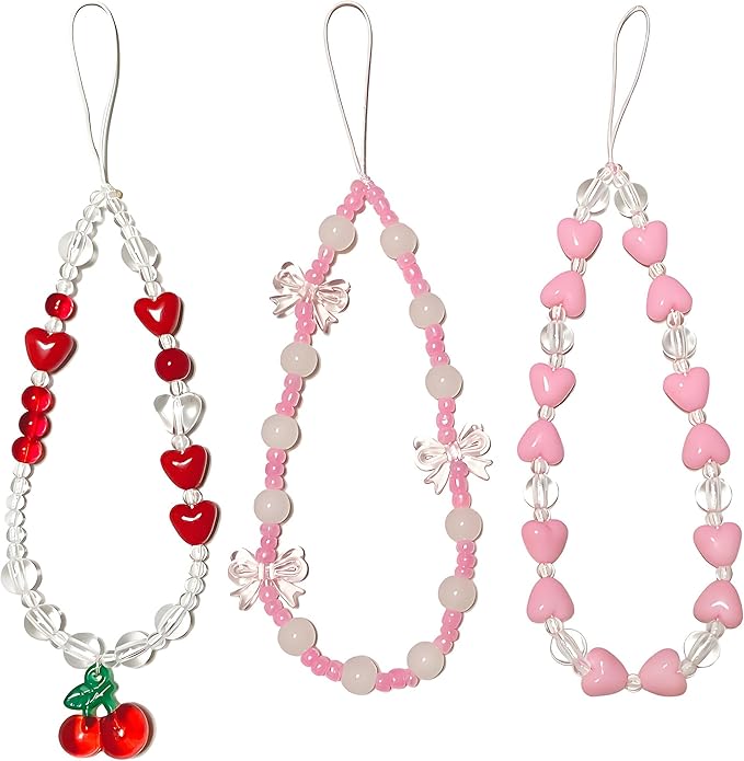 Phone Charm Strap Cute Phone Lanyard Wrist Strap Bracelet Accessories for Digital Camera,Keychain,Bag