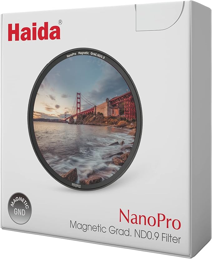 Haida 82mm NanoPro Magnetic Graduated ND 0.9 3-Stop Filter without Adapter Ring