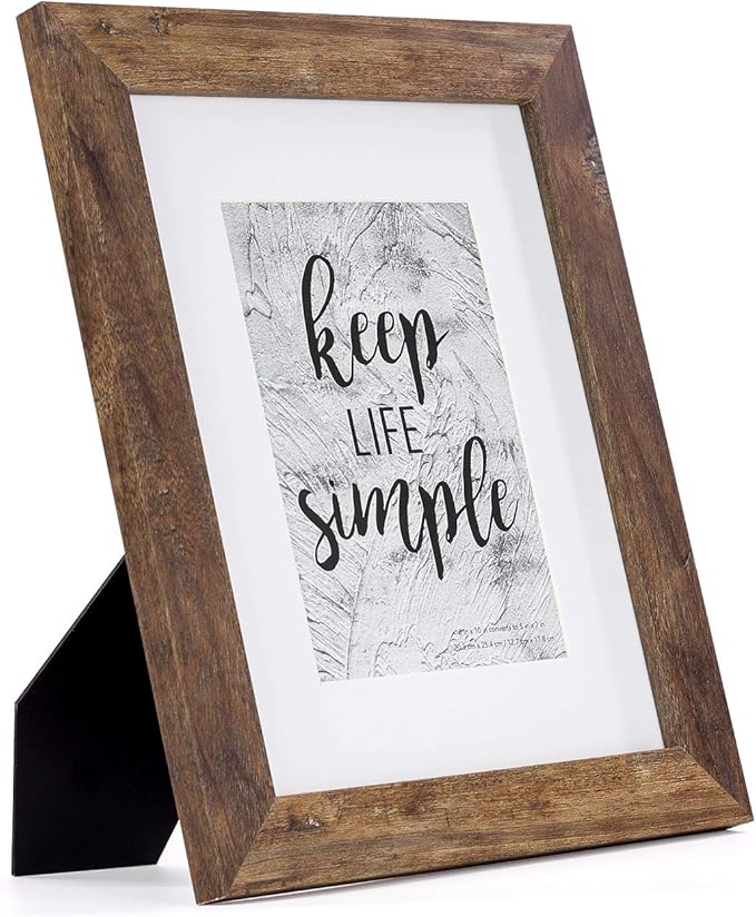 kennethan Rotten Brown 8x10 inch Picture Frame 2 Pcs Wooden frame for table and wall,for home decoration,holiday gift