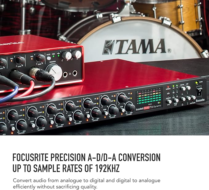 Focusrite Scarlett OctoPre Dynamic Mic Preamp