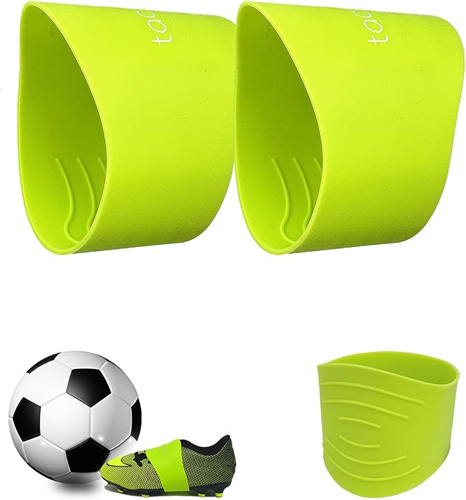 Tactia Soccer Lace Bands Youth – Premium Silicone – Lace Cover for Soccer Cleats, Soccer Shoe Lace Bands (1 Pair)