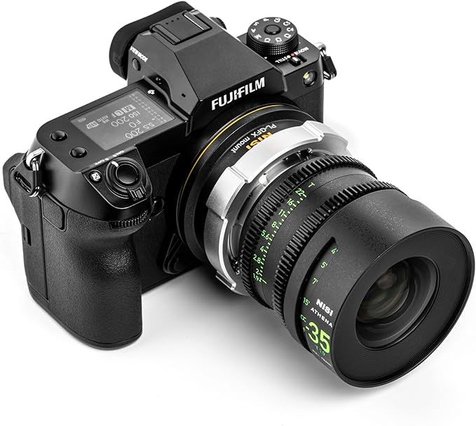 NiSi Athena PL-GFX Adapter for PL Mount Lenses to Fujifilm G-Mount Mount Cameras