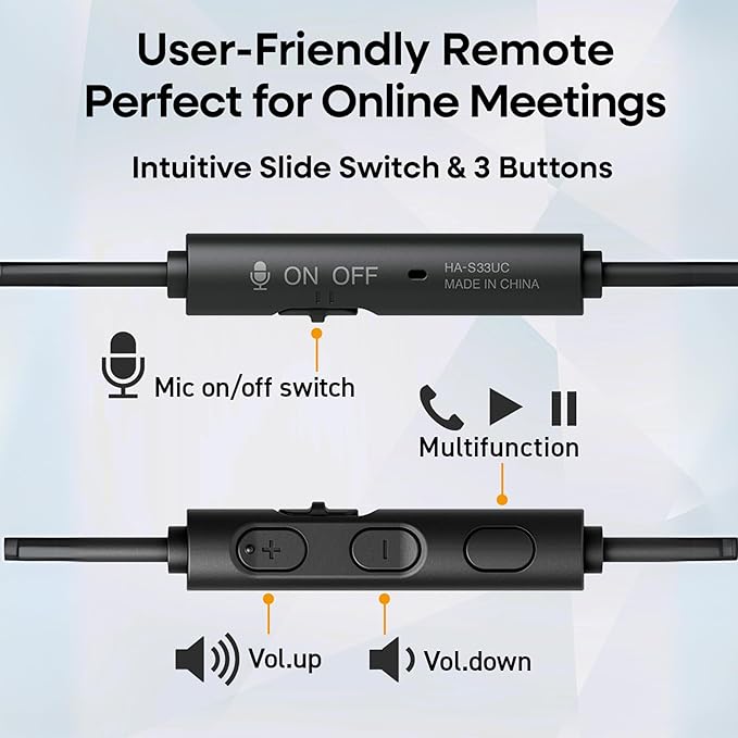 JVC USB-C Wired On-Ear Headphones with Mic – Comfortable All-Day Wear, Clear Calls, Rich Sound – Foldable & Lightweight – Tangle-Free Single-Sided Cable – Great for Gaming & Work from Home
