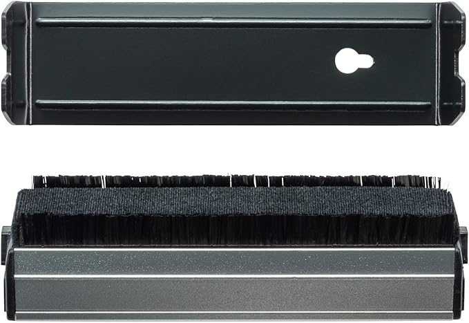 Music Hall H1 Carbon Fiber Vinyl Record Cleaning Brush with Anti-Static Fibers and Support Stand