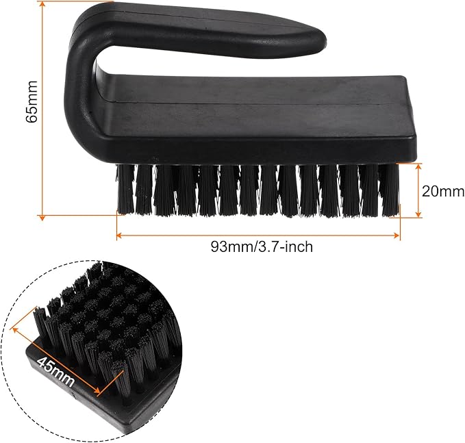 HARFINGTON Anti-Static Cleaning Brush U Shape Handle 20x45mm PV Plastic Conductive Bristles Anti Static ESD Brush for Clean PCB Laptop Keyboard Fan, Etc