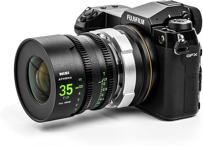 NiSi Athena PL-GFX Adapter for PL Mount Lenses to Fujifilm G-Mount Mount Cameras