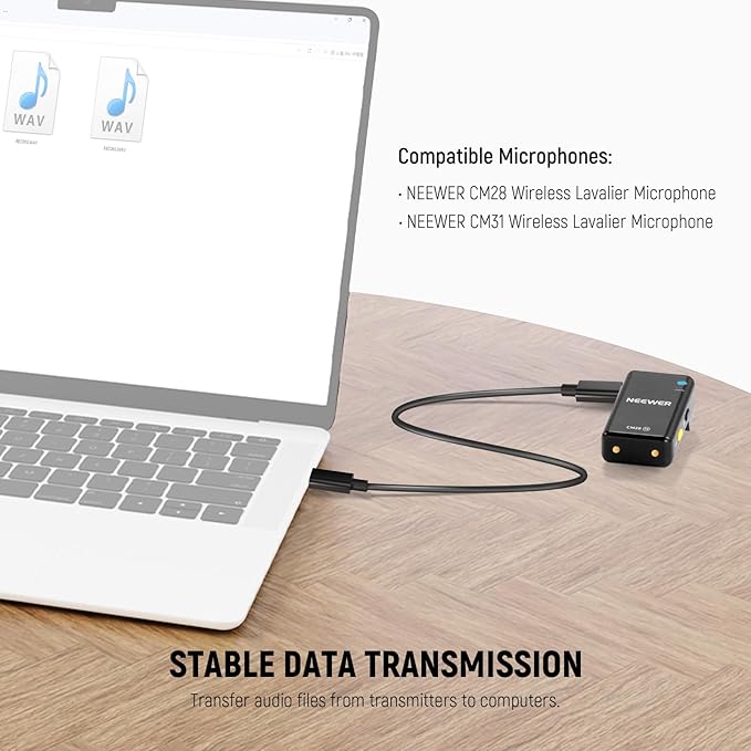 NEEWER 2 Pack OTG Cable Set, USB C to C & USB C to iOS, Male to Male DAC Audio Output Cable Compatible with iPhone iPad Android MacBook Laptop PC, 18"/45cm, LM6