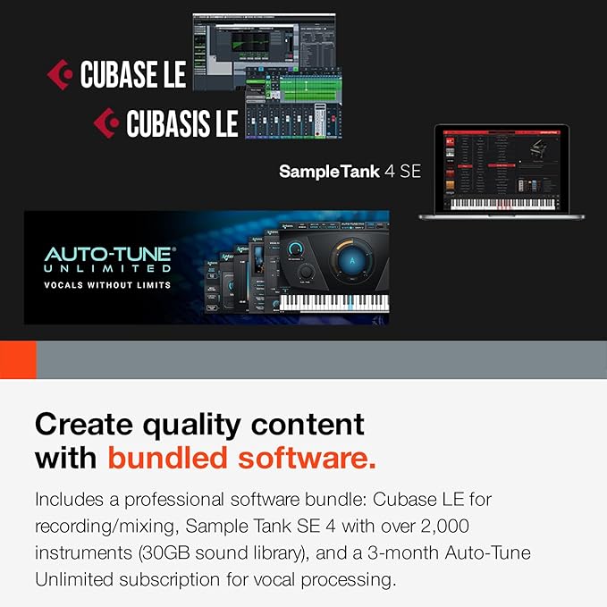 Tascam US-2x2HR 2 Mic 2IN/2OUT High Resolution Versatile USB Audio Interface for Recording, Streaming, Podcasting, Songwriting