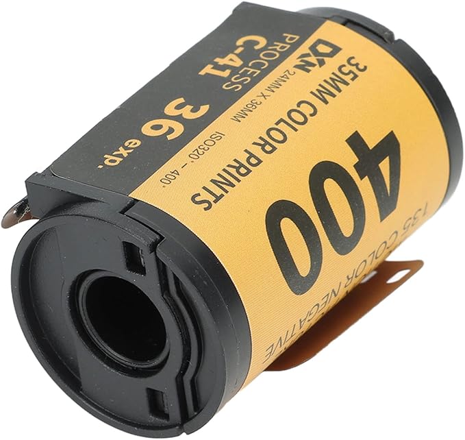 Camera Film Camera Color Print Film, Photographic Film ISO 320-400 Negative Film for 135 Camera, 36 Sheets Fine Grain Wide Exposure HD Camera Color Negative Film