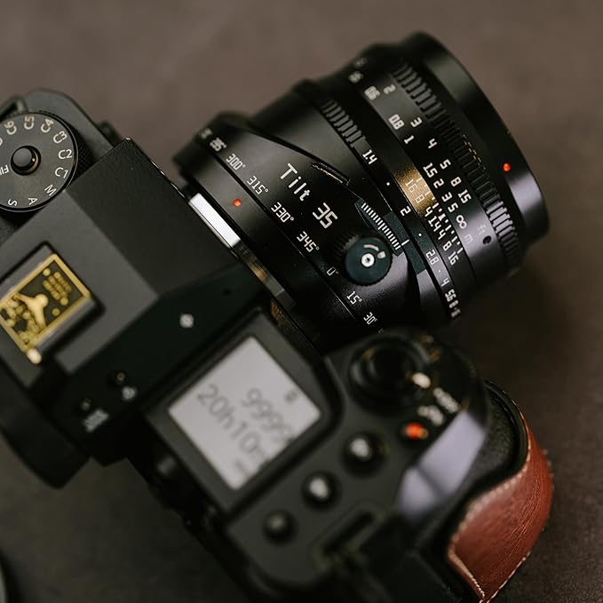 TTArtisan 35mm F1.4 Tilt Manual Lens Large Aperture APS-C Tilt Portrait Lens Compatible with Fuji X Mount Cameras X-A10,X-A2,X-A3,X-A5,X-A7,X-A1,X-A10(for Fuji)