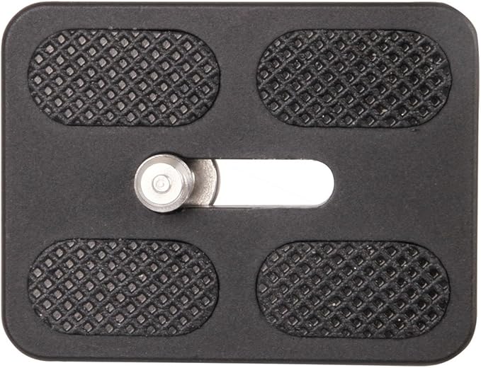 Set of 2 Replacement Quick Release Plates for The MeFoto A1350Q1H / A0350Q0H Roadtrip/Backpacker Travel Tripod Kits (Hot Pink)